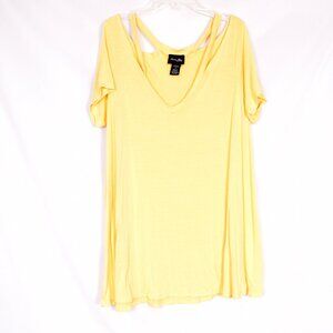 Norma Allen Collection Sunny Yellow Tee Size 1X